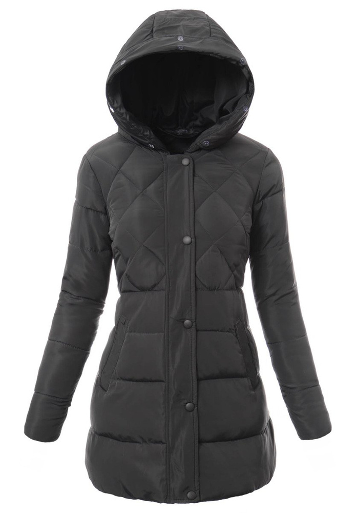 Damska Zimowa Kurtka Ortalionowa Szara