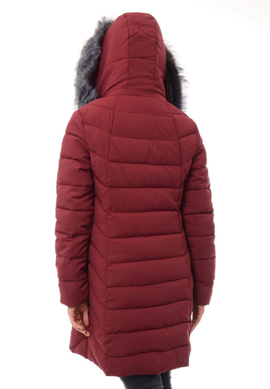 Damska Kurtka Ortalionowa Milena Bordowa