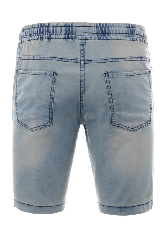 Męskie Spodenki Jeansowe Niebieskie