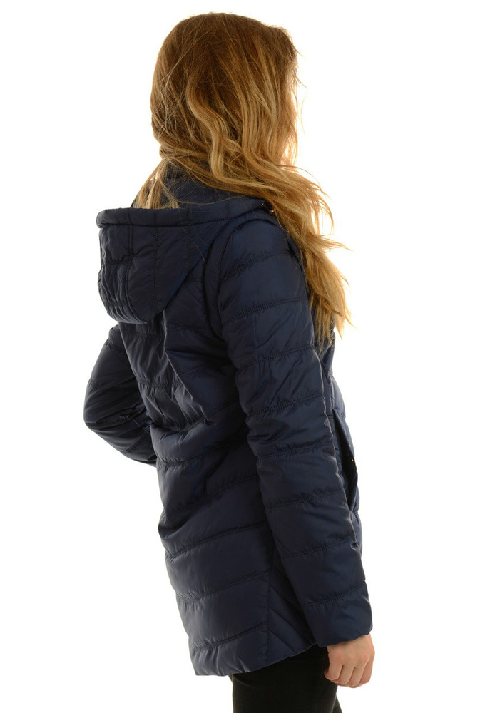 Damska Jesienna Wiosenna Kurtka / Bezrękawnik 2w1 Granatowa