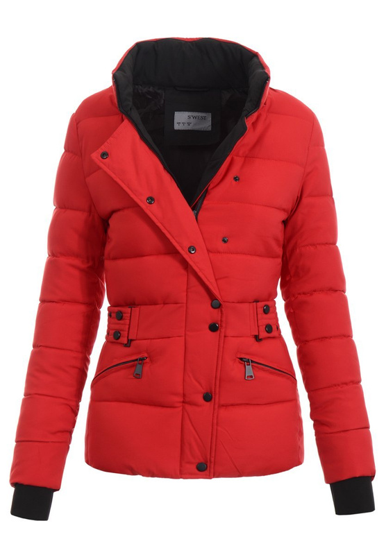 Kurtka Zimowa Bella Czerwona