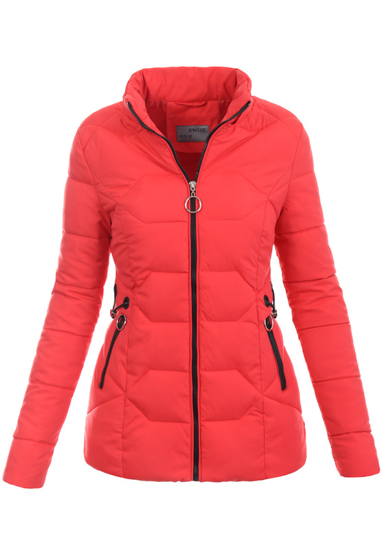 Damska Kurtka Pikowana Nora Czerwona