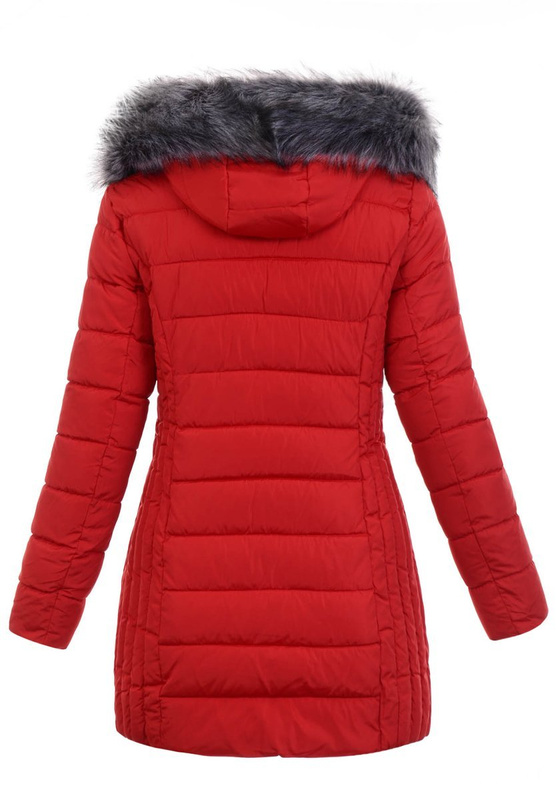 Kurtka Zimowa Klementyna Czerwona