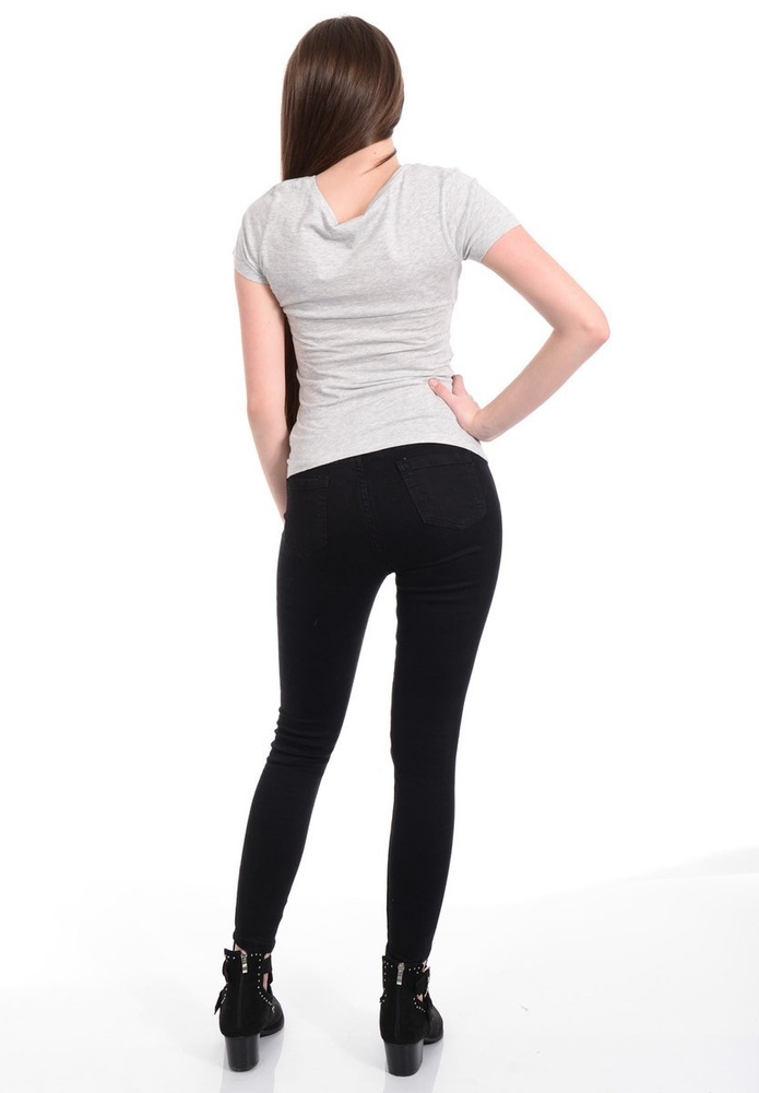 Damska Koszulka T-shirt Szara