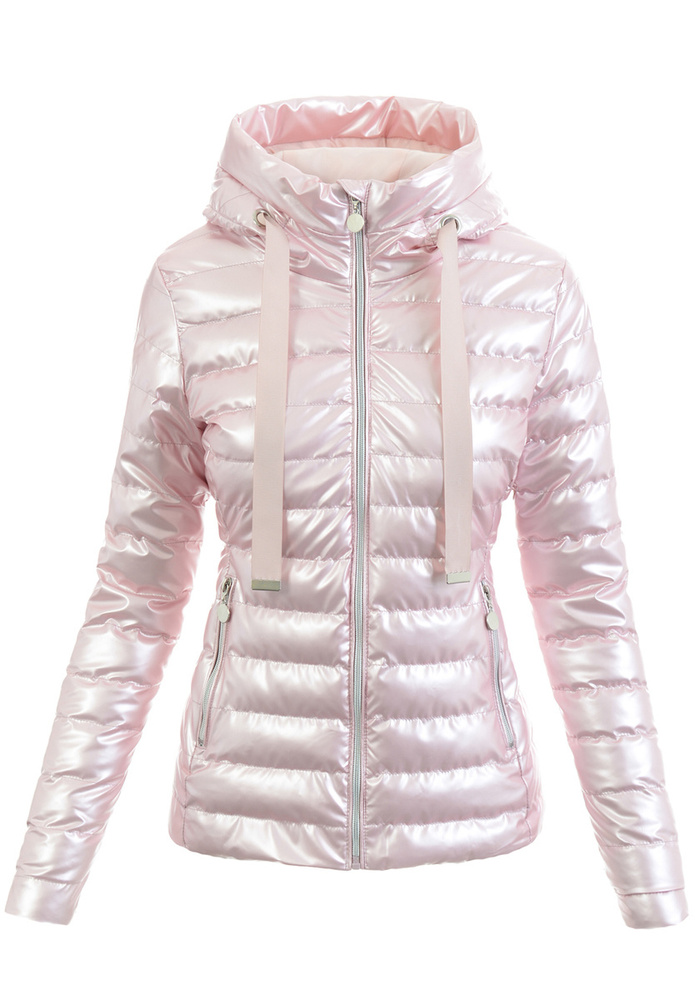 Damska Kurtka Przejściowa Wiosenna Kornelia Różowa