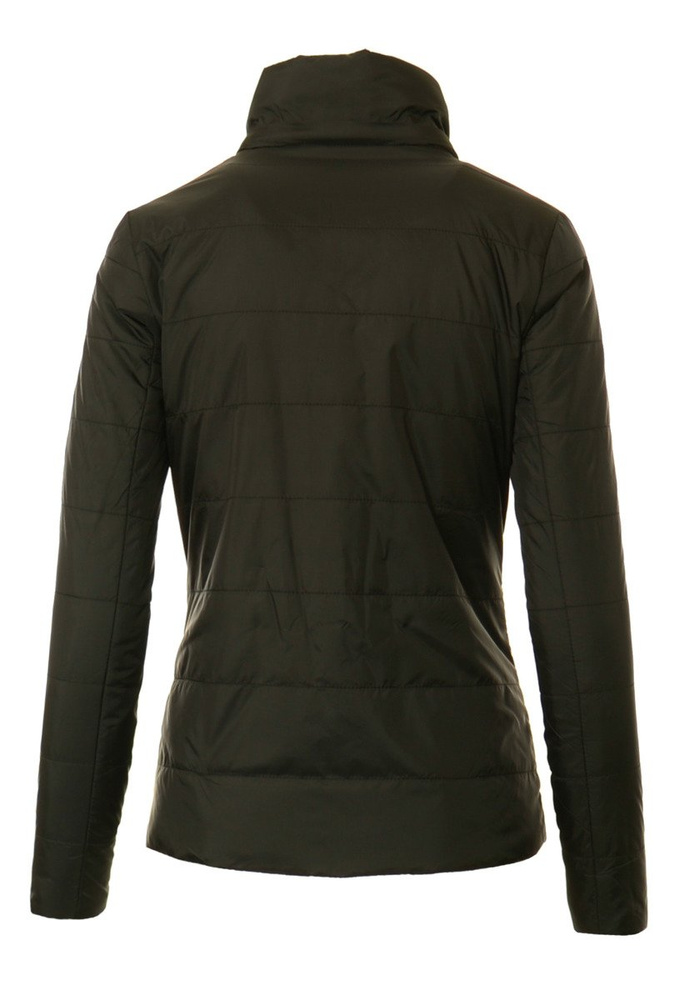 Damska Jesienna Wiosenna Kurtka Czarna