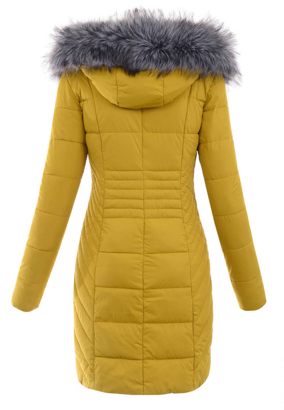Damska Ortalionowa Kurtka Eleonora Żółta