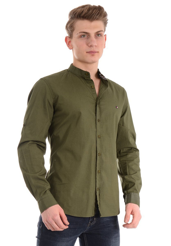 Męska Koszula Khaki