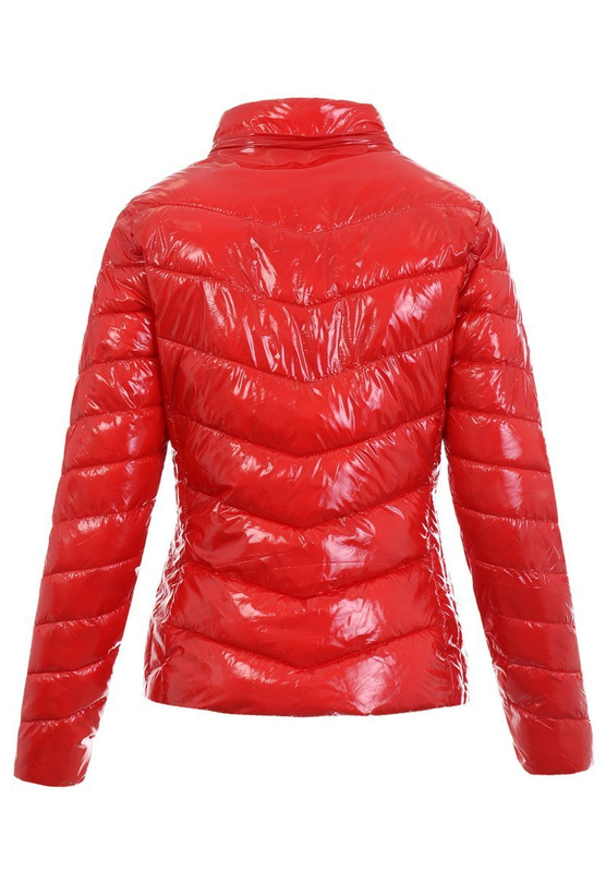 Damska Wiosenna Kurtka Hana Czerwona