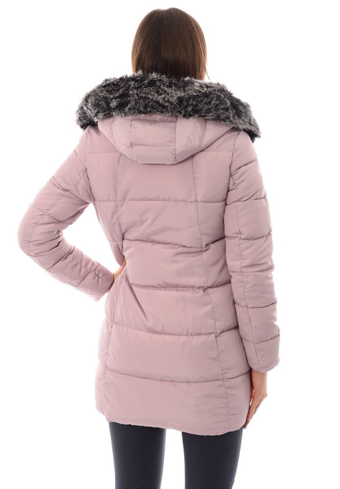 Damska Zimowa Kurtka Ortalionowa Magdalena Różowa