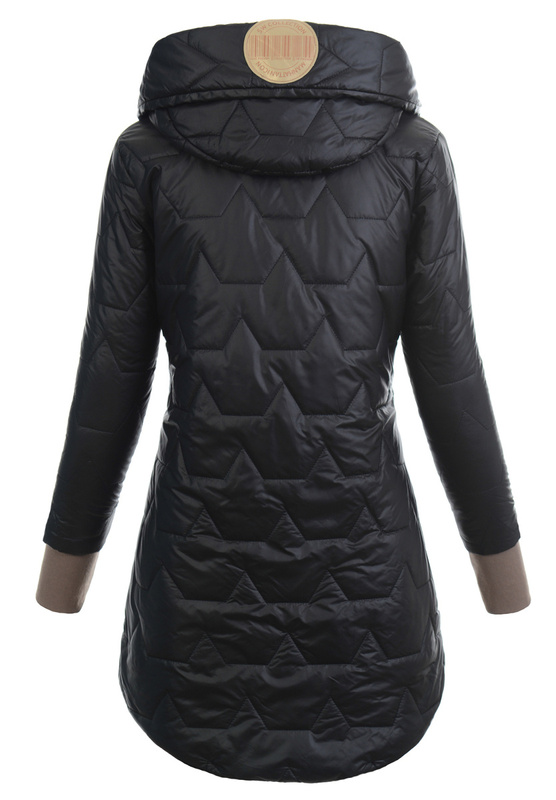 Damska Kurtka Pikowana Wiosenna Ida Czarna