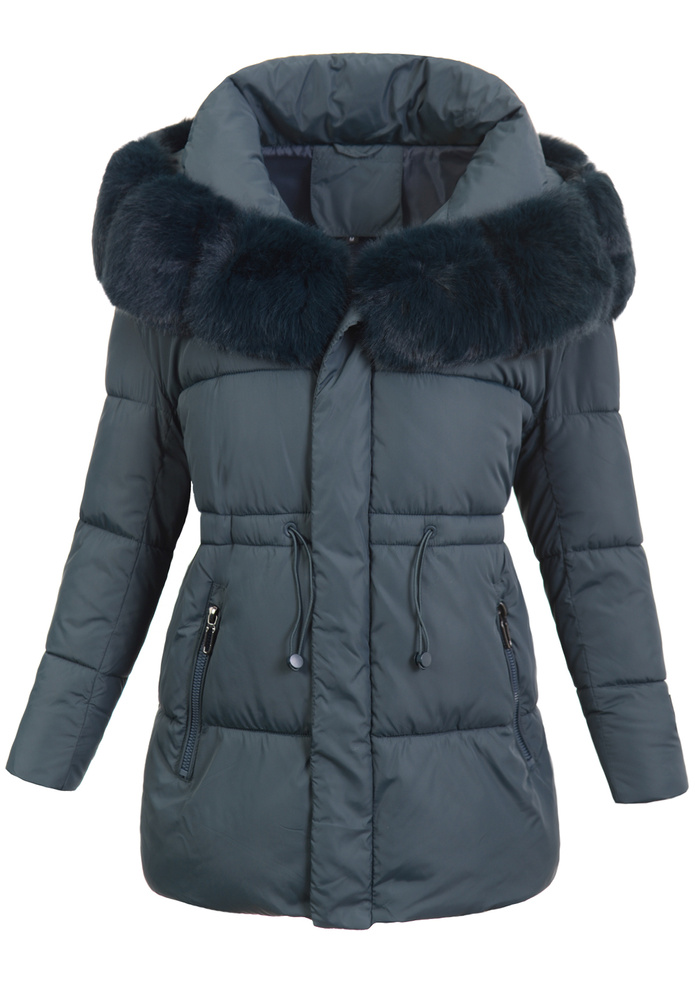 Damska Kurtka Zimowa Hortensja Zielona