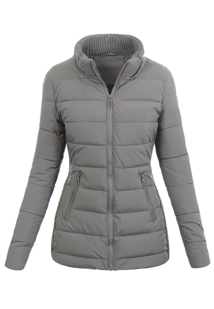 Damska Kurtka Zimowa Kaja Szara