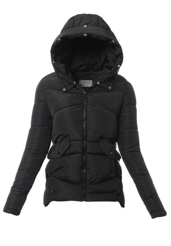 Damska Zimowa Kurtka Kinga Czarna