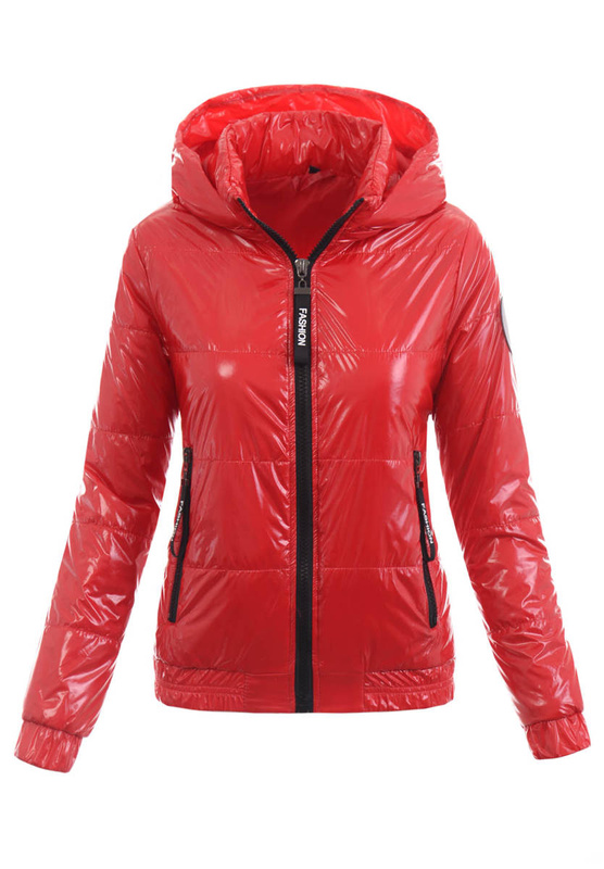 Damska Wiosenna Kurtka Lubomira Czerwona