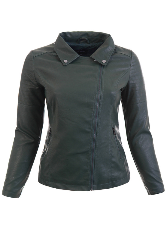 Damska Kurtka Ramoneska Bożena Zielona