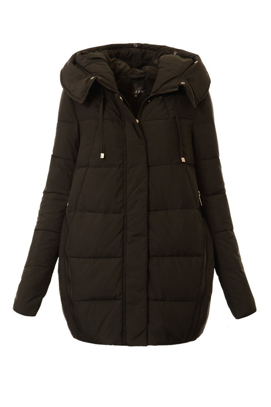 Puchowa Damska Kurtka Zimowa Lexi Czarna