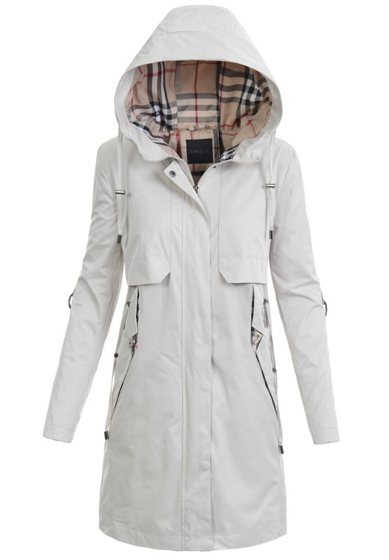 Damska Kurtka Parka Wiosenna Matylda Ecru