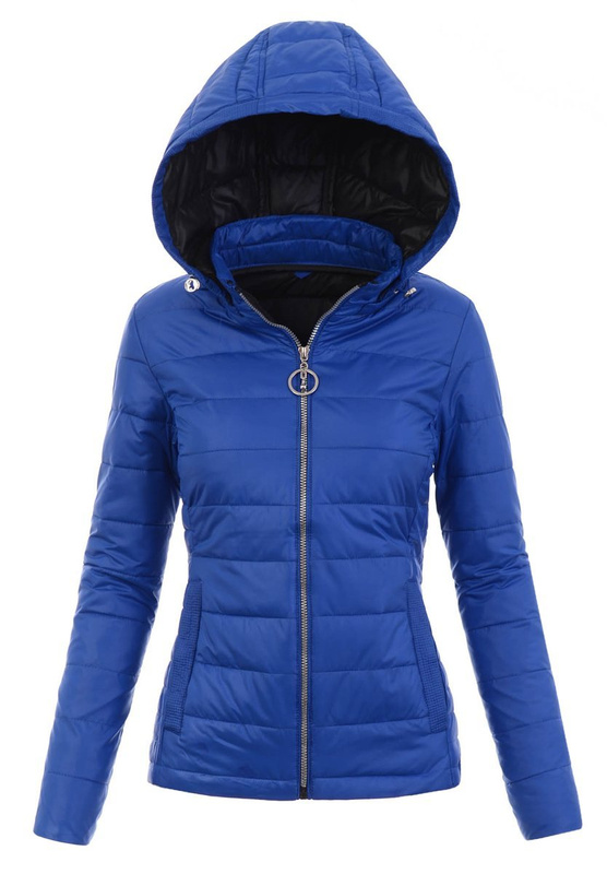 Damska Wiosenna Kurtka Anika Ciemno Niebieska