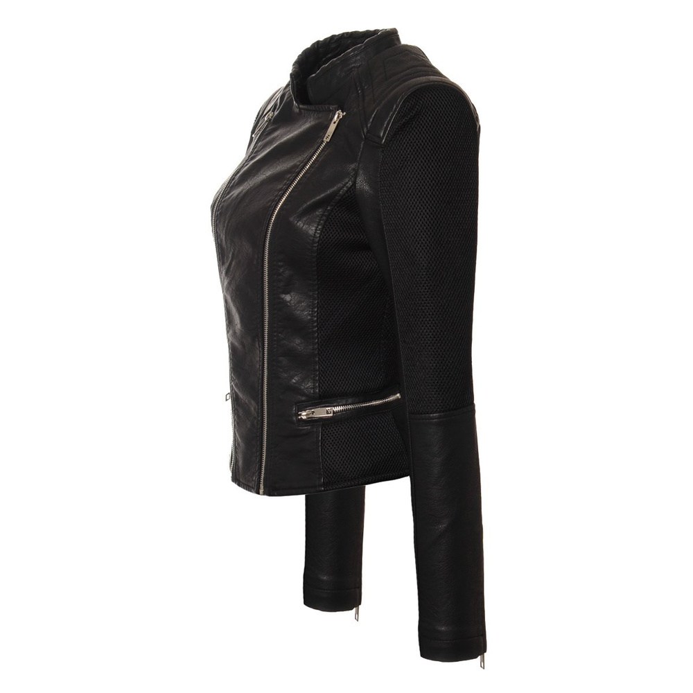 Damska Kurtka Ramoneska Czarna