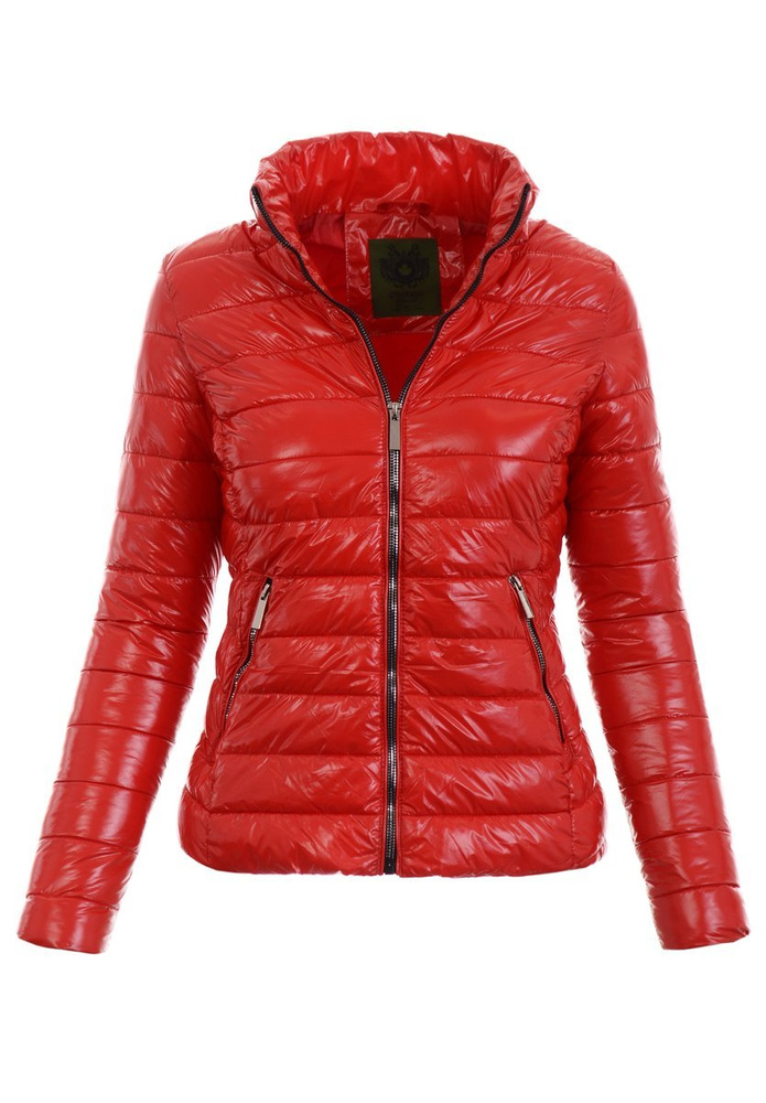 Damska Wiosenno- Jesienna Kurtka Marzena Czerwona