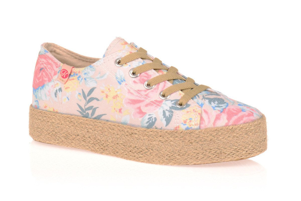 644 Trampki Creepersy Espadryle Kylie Kwieciste