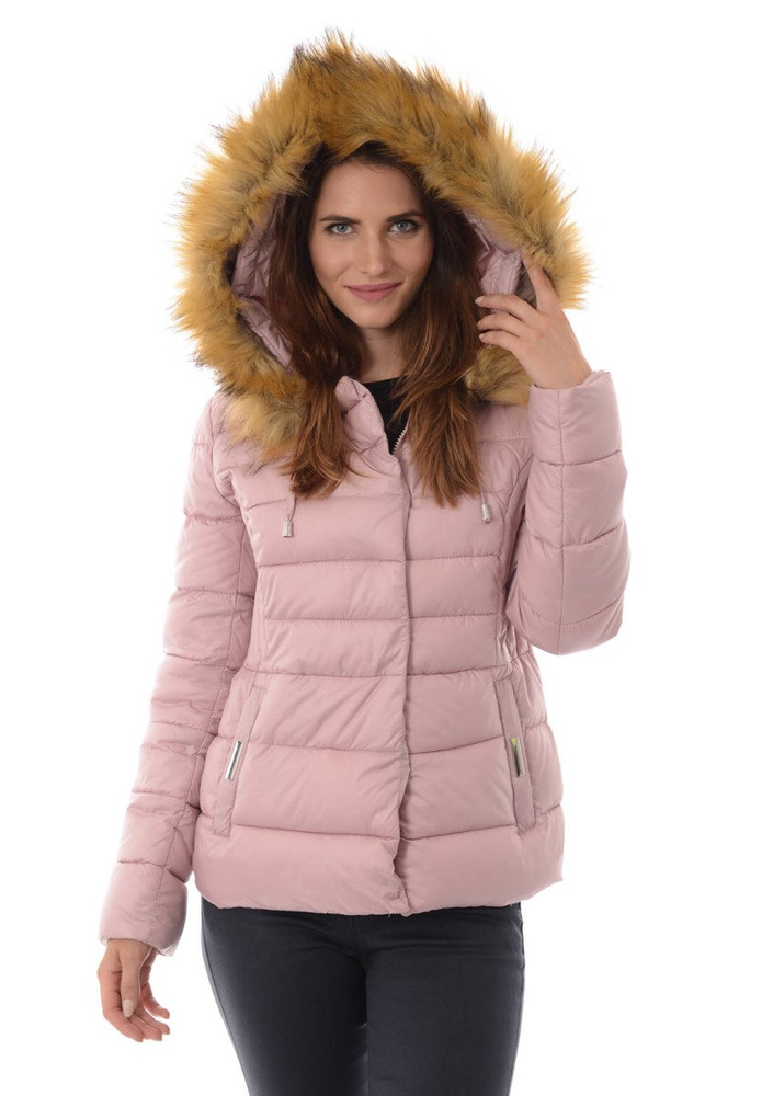 Damska Zimowa Kurtka Ortalionowa Honorata Różówa