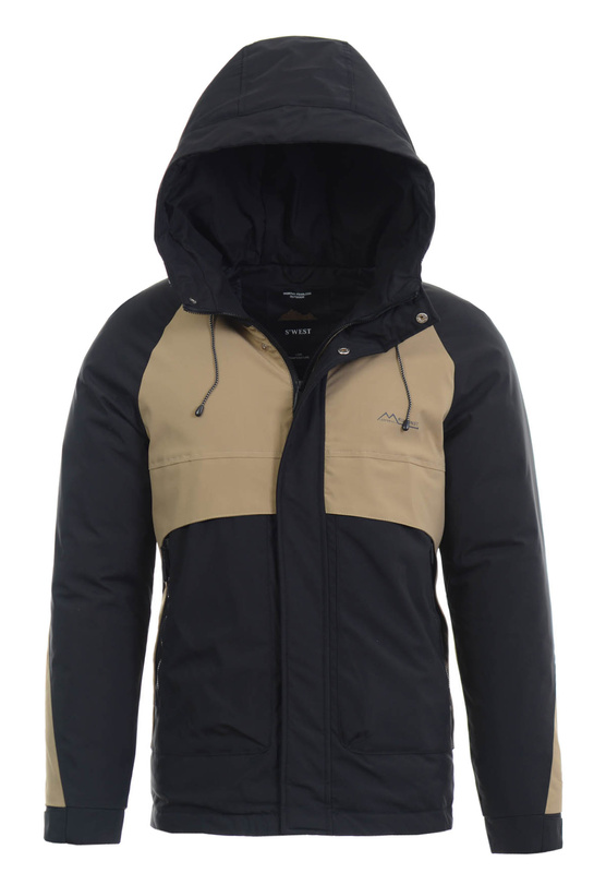 Męska Zimowa Kurtka Bartek Ciemno Beżowa