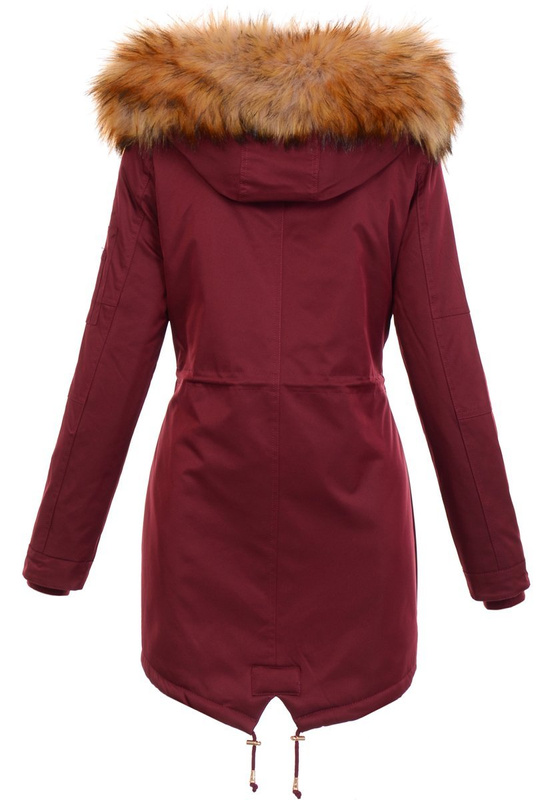 Parka Zimowa Pola Bordowa