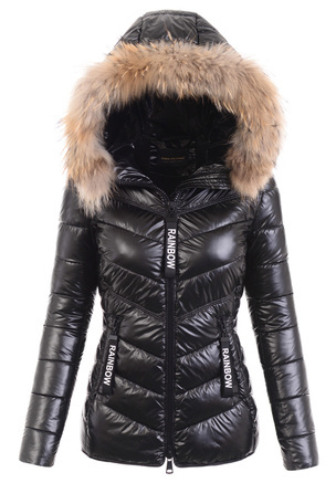 Damska Kurtka Zimowa Ortalionowa Marcelina Czarna