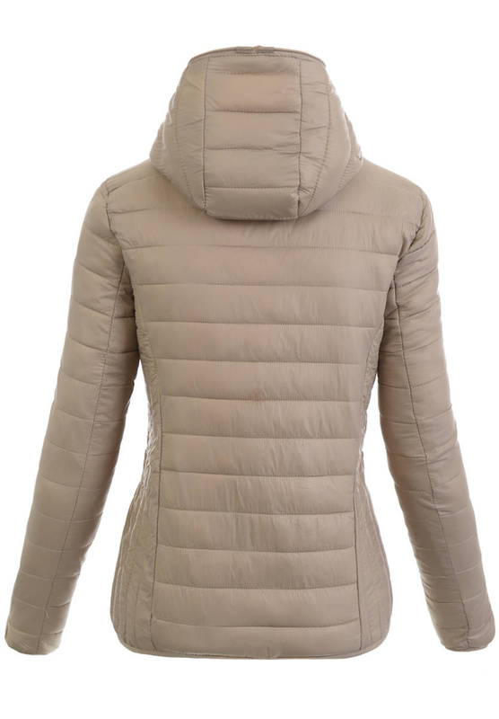 Damska Wiosenna Kurtka Celina Beżowa