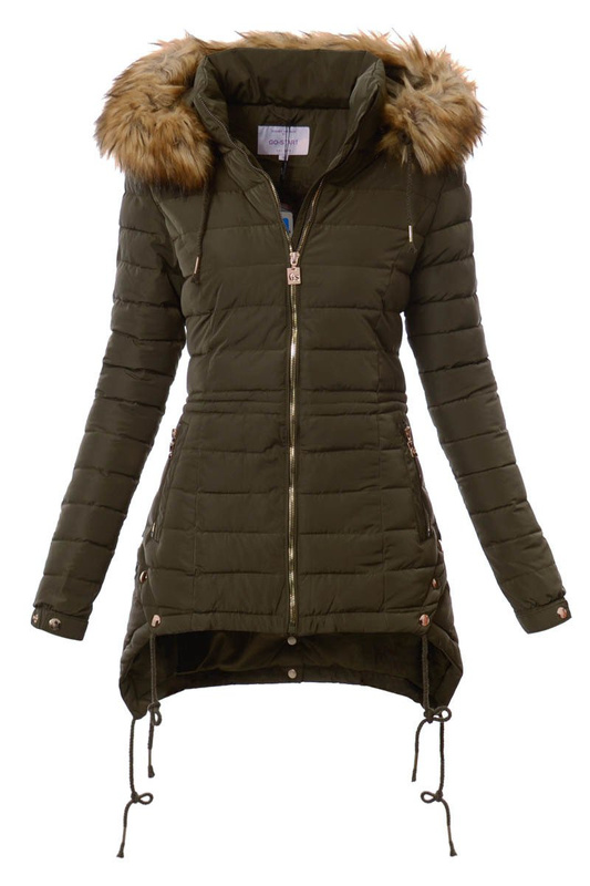 Damska Zimowa Kurtka Ortalionowa Kristin Zielona