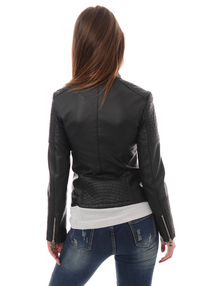 Rewelacyjna Damska Kurtka Ramoneska Wenus Czarna