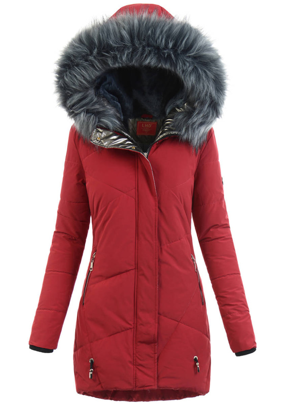 Damska Kurtka Ortalionowa Mira Czerwona
