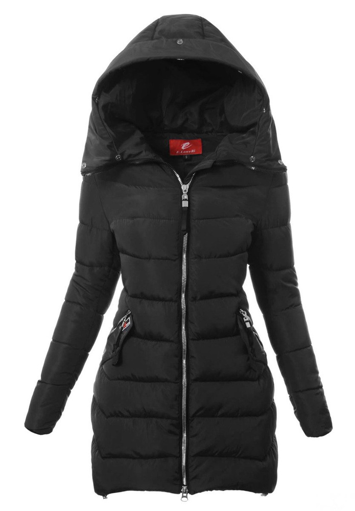 Damska Zimowa Kurtka Ortalionowa Paulina Czarna