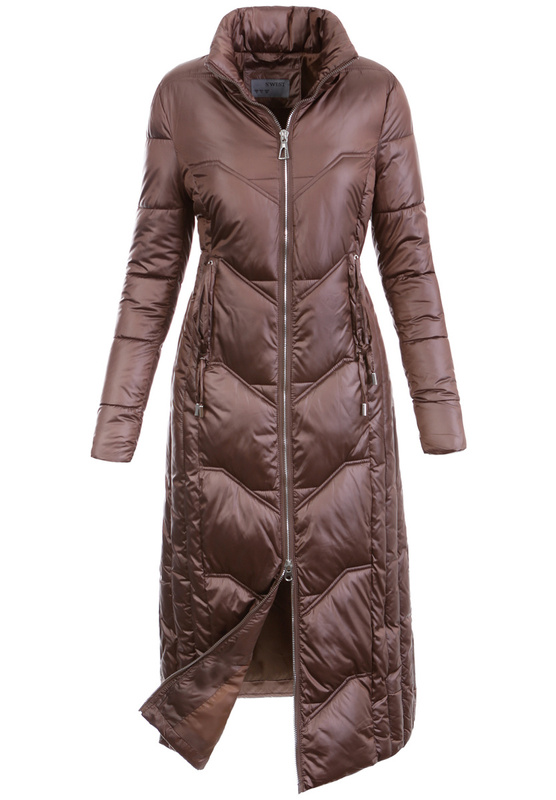 Damska Kurtka Pikowana Roberta Brązowa