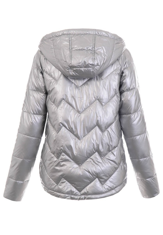 Damska Wiosenno- Jesienna Kurtka Mila Srebrna