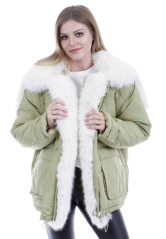 Damska Kurtka Pikowana Kristin Zielona