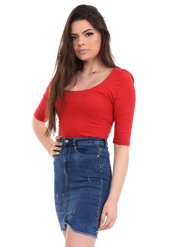 Damska Jenasowa Spódnica Granatowa