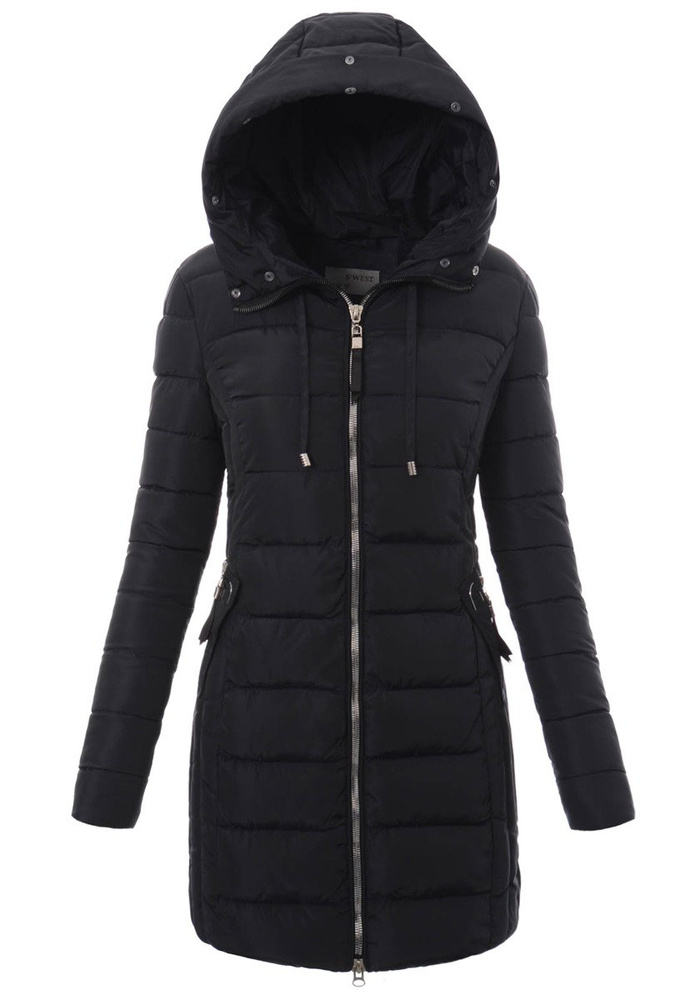 Damska Zimowa Kurtka Ortalionowa Granatowa