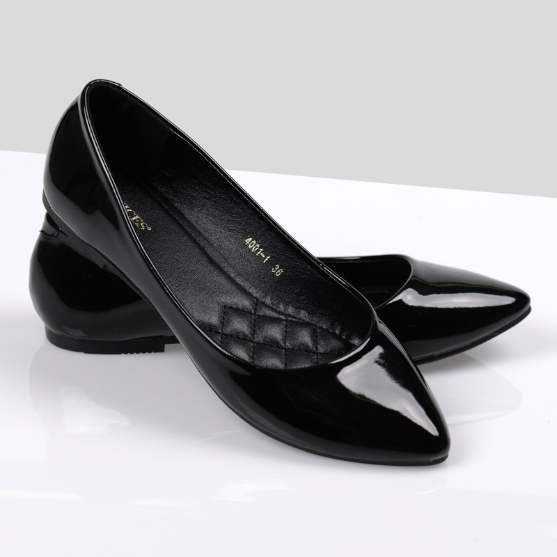 Damskie Buty Baleriny Clarisse Czarne