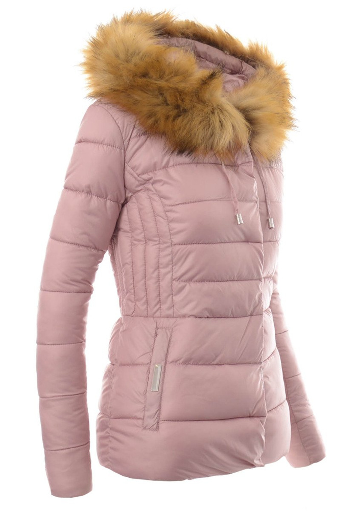 Damska Zimowa Kurtka Ortalionowa Honorata Różówa