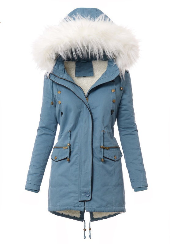Parka Zimowa Paulina Niebieska