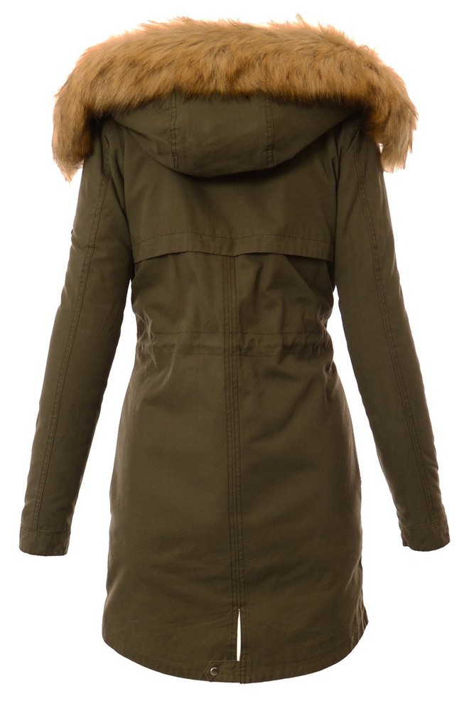 Damska Kurtka Parka Zimowa 2w1 Nataly Zielona