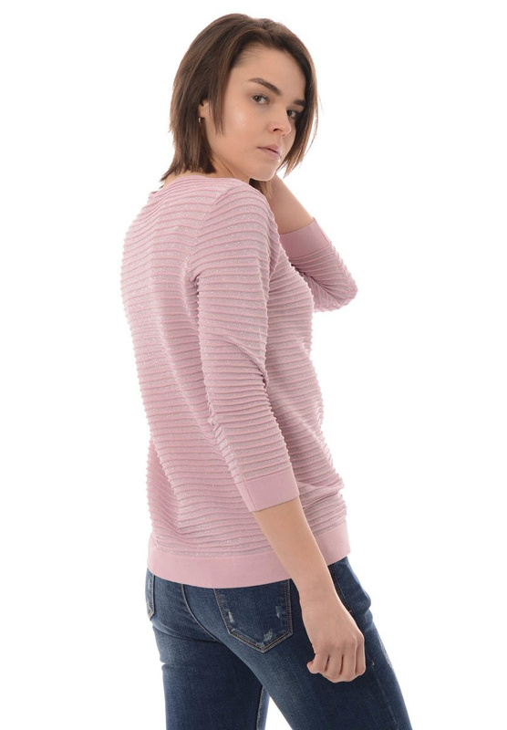 Damska Bluzka Sweterek Zapinany Różowy
