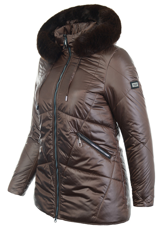 Damska Kurtka Ortalionowa Julianna Brązowa