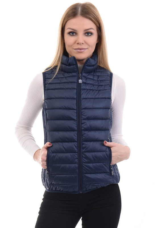 Damska Kamizelka Bezrękawnik Lilianna Granatowy 