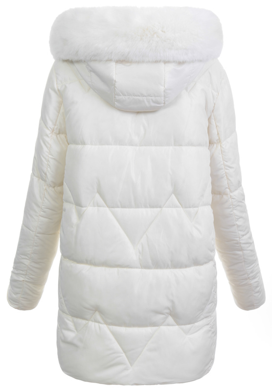 Damska Kurtka Zimowa Amira Waniliowa