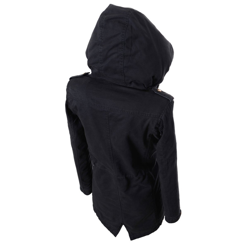 Damska Zimowa Parka Granatowa