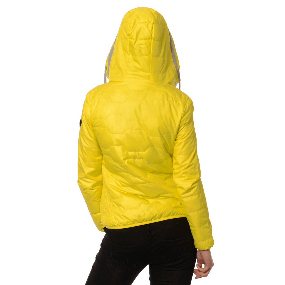 Damska Kurtka Ortalionowa Wiosenna - Jesienna Vittoria Limonkowa